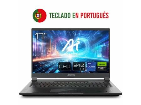 Laptop Aorus 17X AZF-B5ES665SP 17" intel core i9-13980hx 32 GB RAM 2 TB SSD Nvidia Geforce RTX 4090 Qwerty portugalski