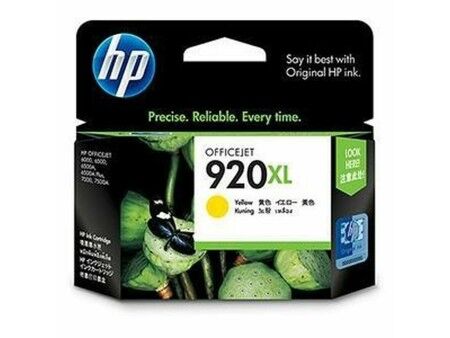 Oryginalny Wkład Atramentowy HP CD974AE Żółty
