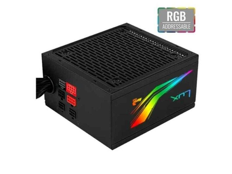 Zasilanie Aerocool LUX RGB 550M ATX 550 W 80 Plus Bronze LED RGB