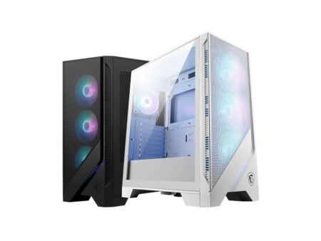 Semi Wieża ATX MSI MAG FORGE 320R WHITE AIRFLOW Biały Czarny