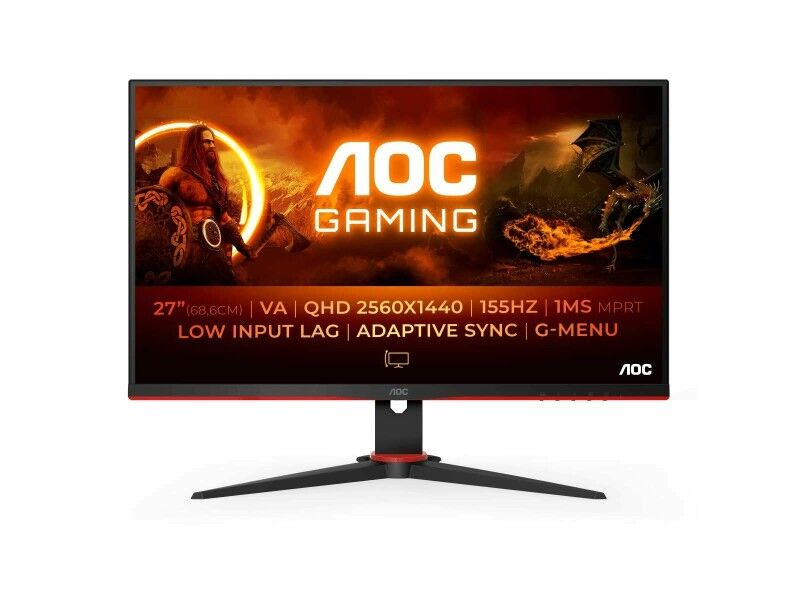 Monitor Gaming AOC Q27G2E/BK Quad HD
