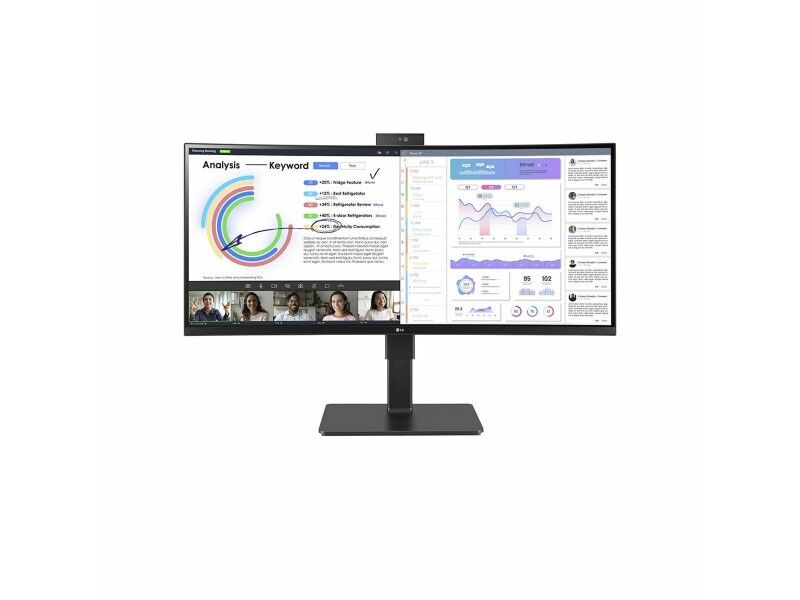 Monitor LG 34BQ77QC-B Wide Quad HD 34" 60 Hz