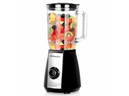 Mikser z Tworzywa Sztucznego Orbegozo BV 6575 Czarny 1,5 L