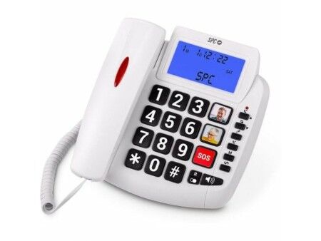 Telefon Stacjonarny SPC 3296B Biały
