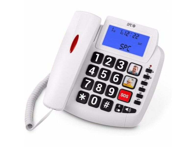 Telefon Stacjonarny SPC 3296B Biały