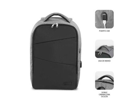 Plecak na Laptopa Subblim SUBBP-3SA1100 Czarny