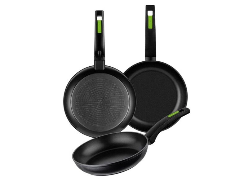 Set Patlni Monix TP-8435092423253_240019_Vendor 18/22/26 CM Kolor Zielony Aluminium Bakelit 26 cm (3 pcs)