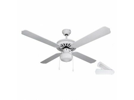 Wentylator sufitowy z oświetleniem Orbegozo CL 08132 B 60 W Ø 132 cm Biały