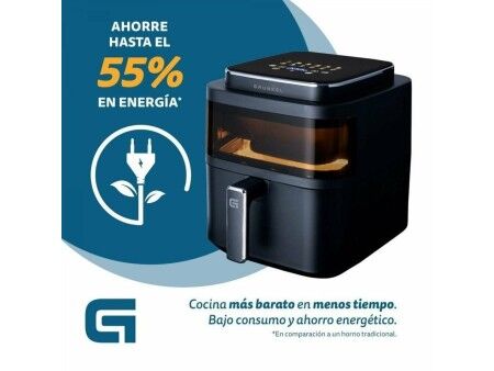 Frytkownica na gorące powietrze Grunkel Light Fryer 1400 W 6 L Czarny