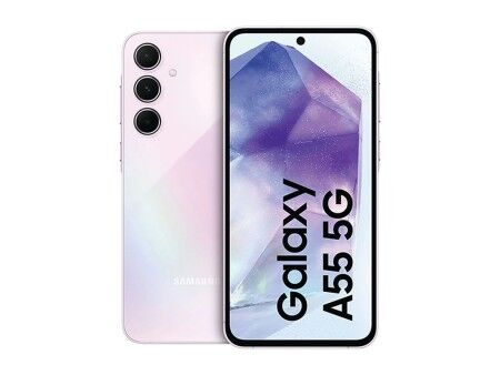 Smartfony Samsung Galaxy A55 6,5" Octa Core 8 GB RAM 6 GB RAM 128 GB Liliowy