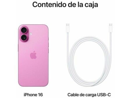 Smartfony Apple MYEA3QL/A Hexa Core 8 GB RAM 128 GB Różowy 6,1"