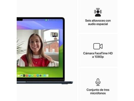 Laptop Apple MC9G4Y/A M3 16 GB RAM 256 GB SSD 15,3"