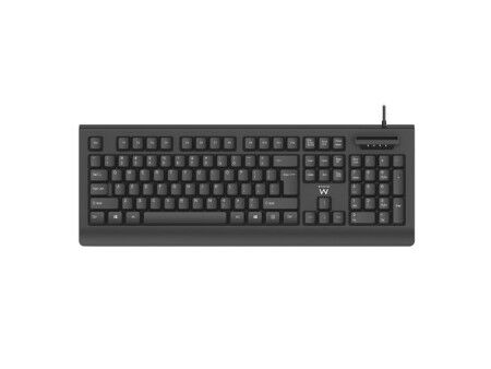 Klawiatura Ewent EW3286 Czarny Qwerty Hiszpańska QWERTY