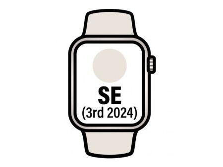 Zegarek Męski Apple MXGK3QL/A Biały 40 mm