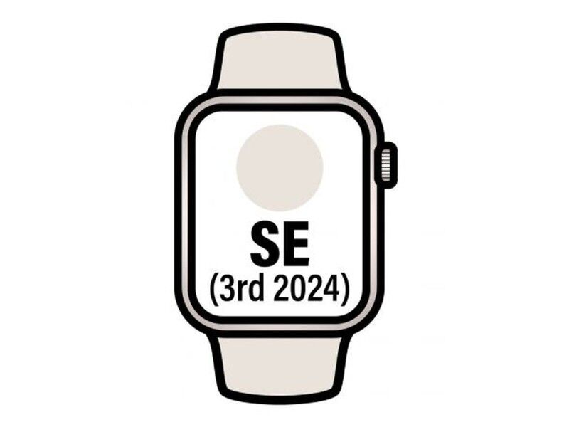 Zegarek Męski Apple MXGK3QL/A Biały 40 mm