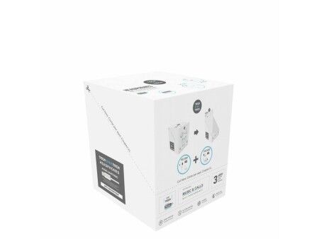 Słuchawki z Mikrofonem Tech One Tech TEC1203 Biały 10 Sztuk