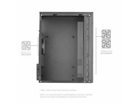 Semi Wieża ATX Mars Gaming MC1000 Czarny