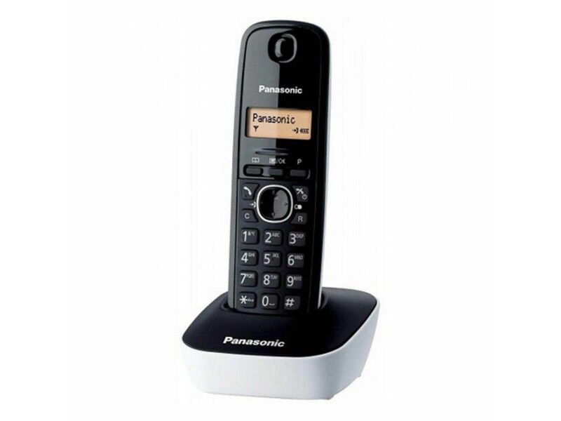 Telefon Bezprzewodowy Panasonic KX-TG1611SPW Bursztyn Czarny/Biały