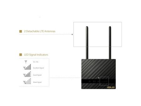Router Asus 4G-N16 Czarny RJ45 Ethernet LAN