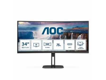 Monitor AOC CU34V5C/BK Wide Quad HD 34"