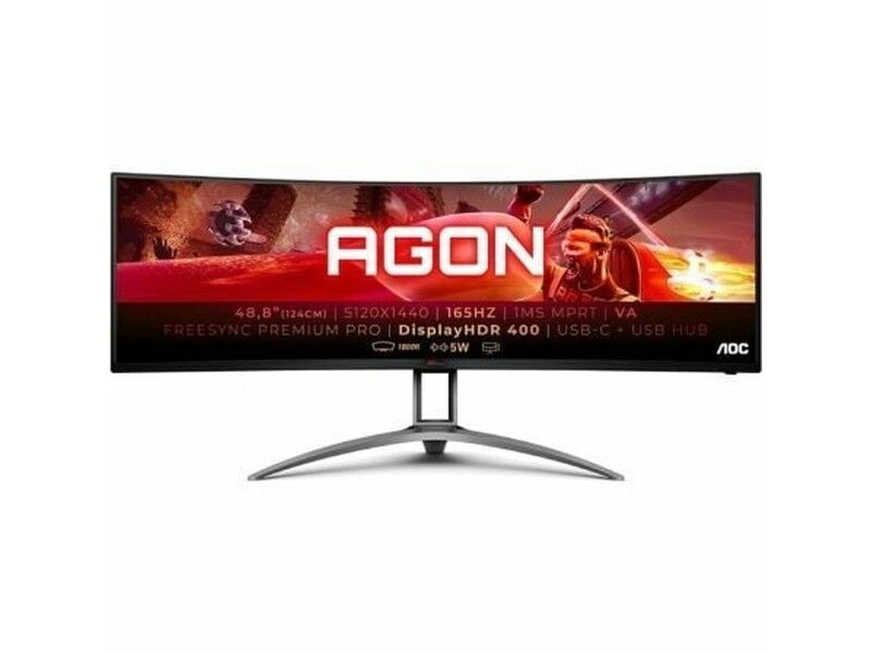 Monitor AOC AOC AGON AG493UCX2 DQHD 165 Hz Quad HD 165 Hz 49"