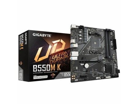 Płyta główna Gigabyte B550M K 1.0 AMD B550 AMD AMD AM4