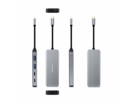 HUB USB NANOCABLE 10.16.1006 Szary (1 Sztuk)