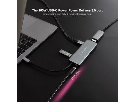 HUB USB NANOCABLE 10.16.1006 Szary (1 Sztuk)