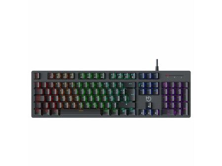 Klawiatura Hiditec GKE010004 Czarny Wielokolorowy