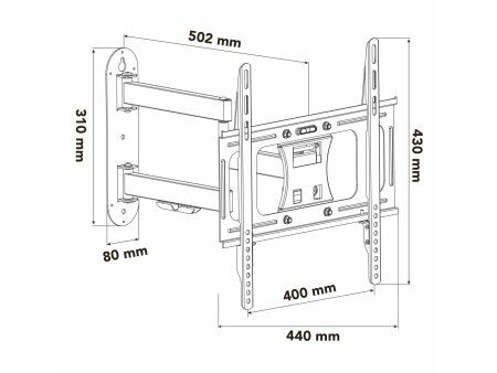 Uchwyt ścienny Nox-Xtreme NXLITEWALLFLEX 55"