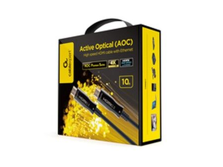 Kabel HDMI GEMBIRD CCBP-HDMI-AOC-10M-02 10 m Czarny