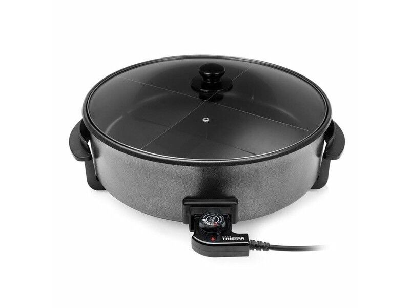 Elektryczny Garnek Tristar PZ-9145 1500 W Ø 40 cm Czarny Metal