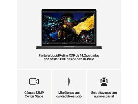 Laptop Apple MW2V3Y/A 14" M4 16 GB RAM 1 TB SSD
