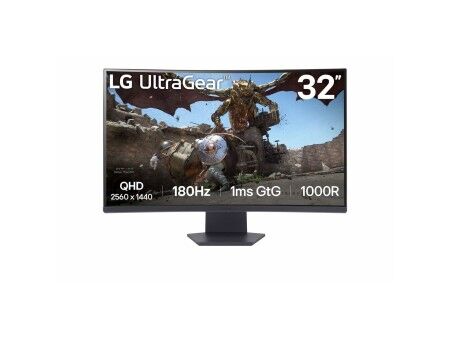 Monitor LG 32GS60QC-B Quad HD 32" 144 Hz 50 - 60 Hz 180 Hz
