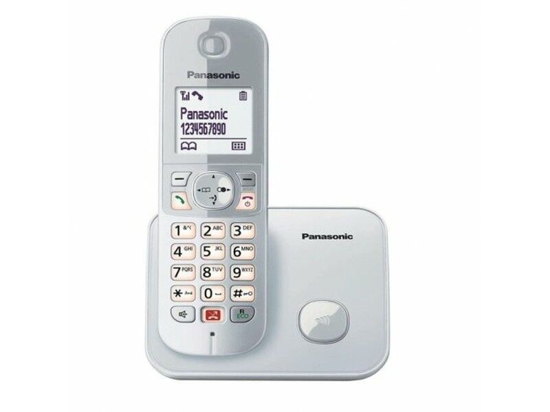 Telefon Bezprzewodowy Panasonic KXTG6851SPS 1,8" LCD Srebrzysty