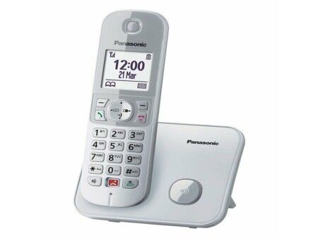Telefon Bezprzewodowy Panasonic KXTG6851SPS 1,8" LCD Srebrzysty