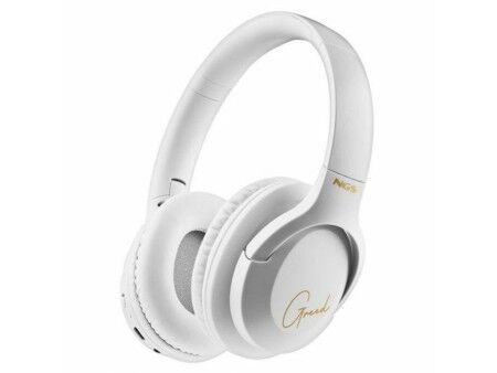 Słuchawki Bluetooth z Mikrofonem NGS ARTICAGREEDWHITE Biały