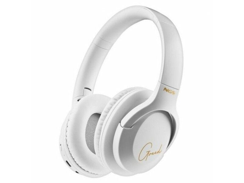 Słuchawki Bluetooth z Mikrofonem NGS ARTICAGREEDWHITE Biały