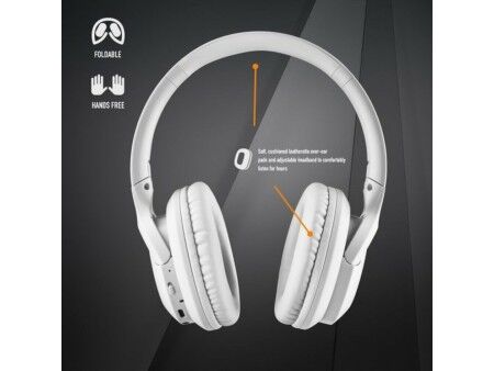 Słuchawki Bluetooth z Mikrofonem NGS ARTICAGREEDWHITE Biały