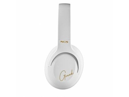 Słuchawki Bluetooth z Mikrofonem NGS ARTICAGREEDWHITE Biały