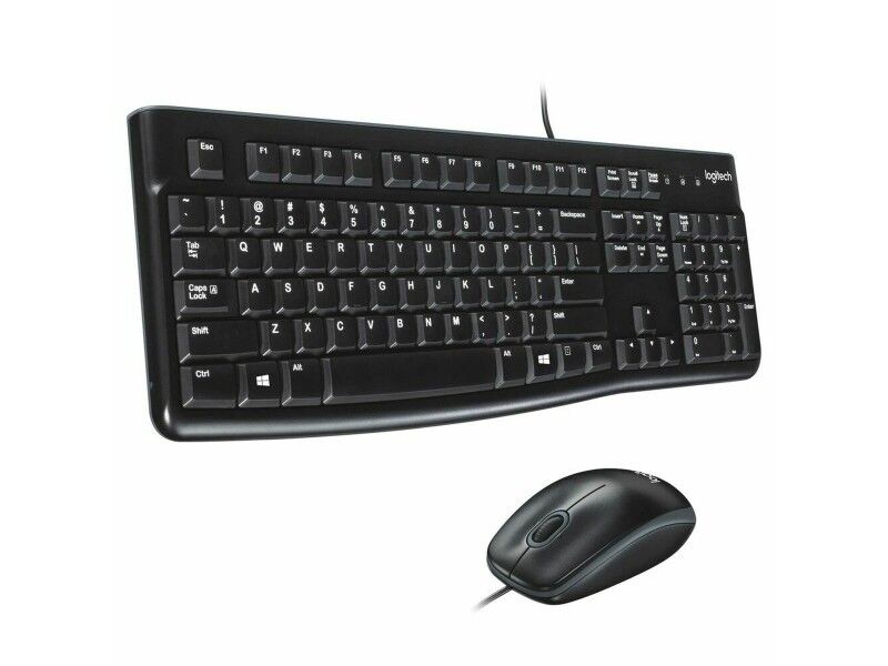 Klawiatura i Myszka Logitech 920-002547 Czarny portugalski QWERTY