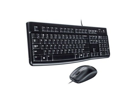 Klawiatura i Myszka Logitech 920-002543 Czarny Włoski QWERTY