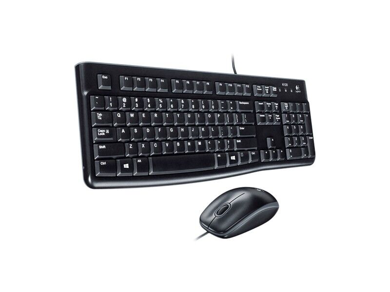 Klawiatura i Myszka Logitech 920-002543 Czarny Włoski QWERTY