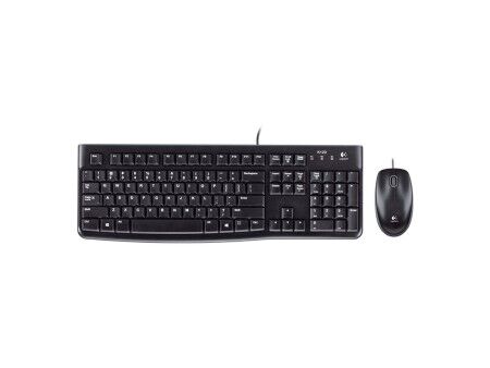 Klawiatura i Myszka Logitech 920-002543 Czarny Włoski QWERTY