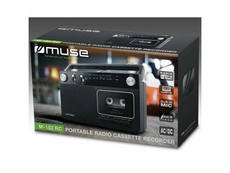 Radio Kasetowe Muse M-152 RC Czarny