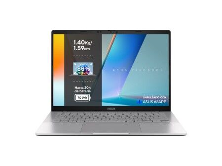 Laptop Asus VivoBook S14 S3407CA-LY075W 14" intel core ultra 5 16 GB RAM 1 TB SSD Qwerty Hiszpańska