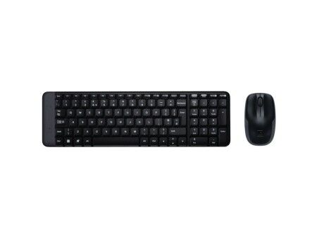 Klawiatura i Myszka Logitech 920-003168 Czarny QWERTY