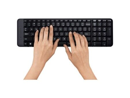 Klawiatura i Myszka Logitech 920-003168 Czarny QWERTY