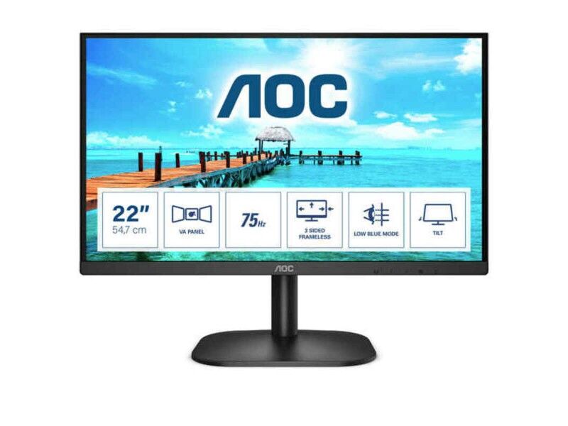 Monitor AOC 22B2H/EU 21,5" Full HD 75 Hz WLED