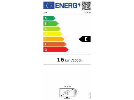 Monitor AOC 22B2H/EU 21,5" Full HD 75 Hz WLED
